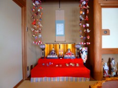 東伊豆の「雛のつるし飾り」 東伊豆の「雛のつるし飾り」